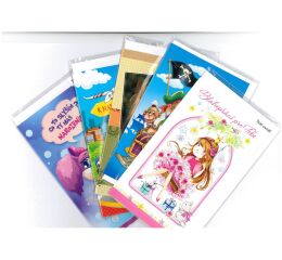 Přání " Z " malé srdečné+dětské mix